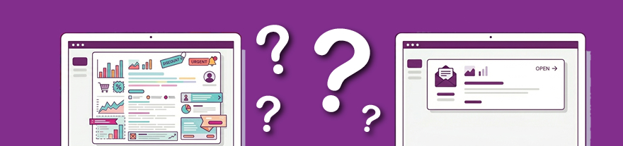 Weniger ist (viel) mehr!